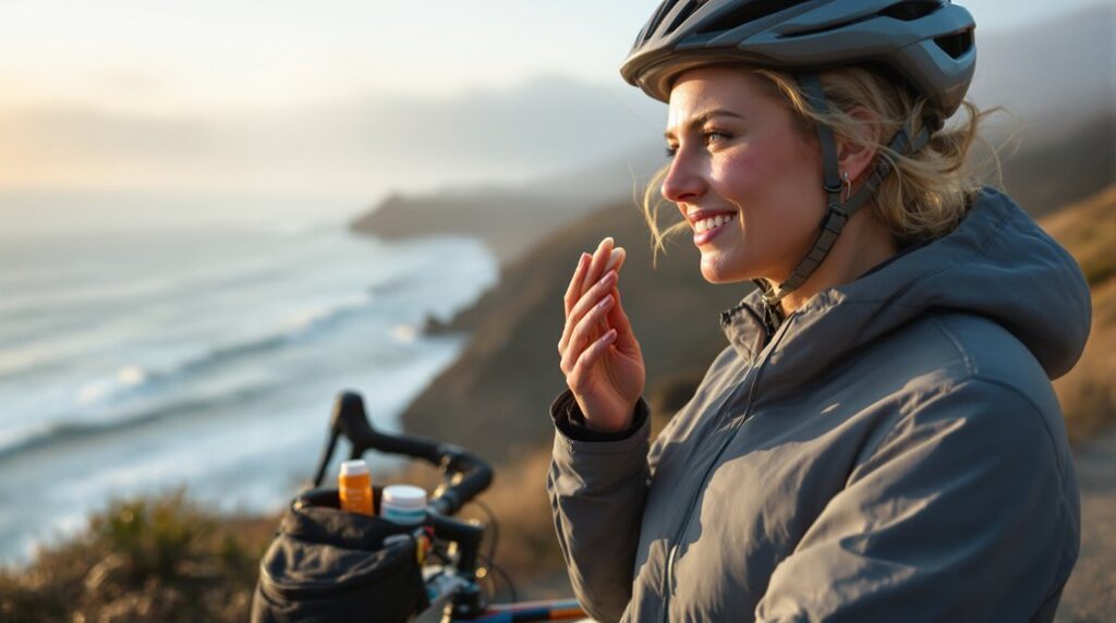 cyclist windburn prevention tips