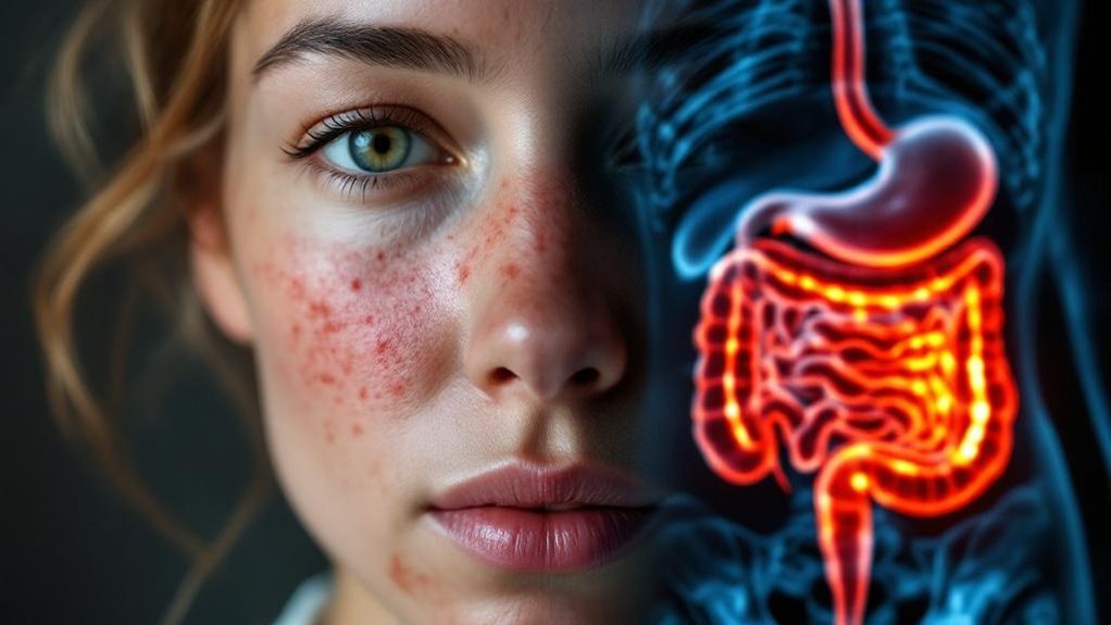 gut skin inflammation connection