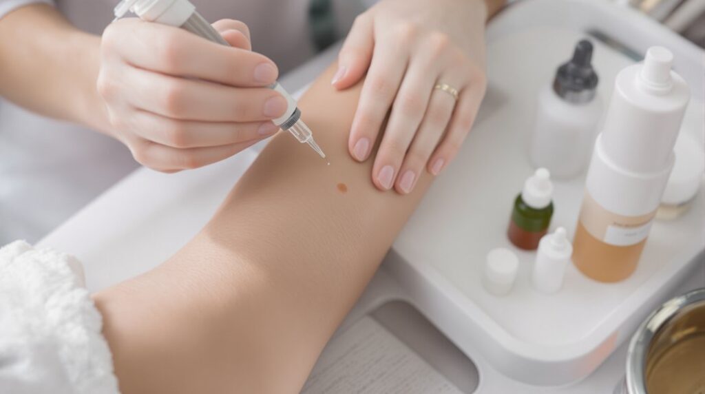 non invasive keratosis removal