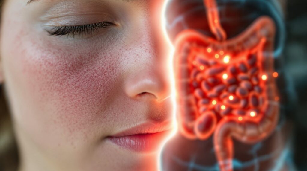 rosacea linked to gut health