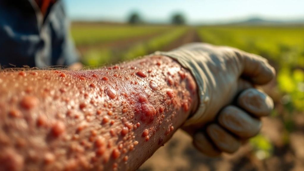 summer pesticide dermatitis management