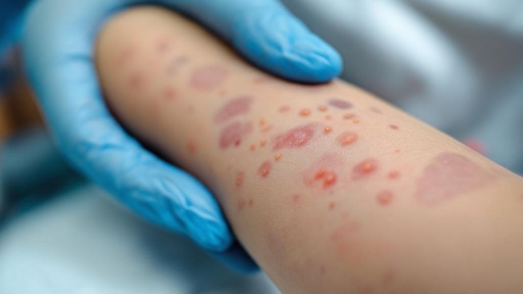 clinical signs of dermatillomania