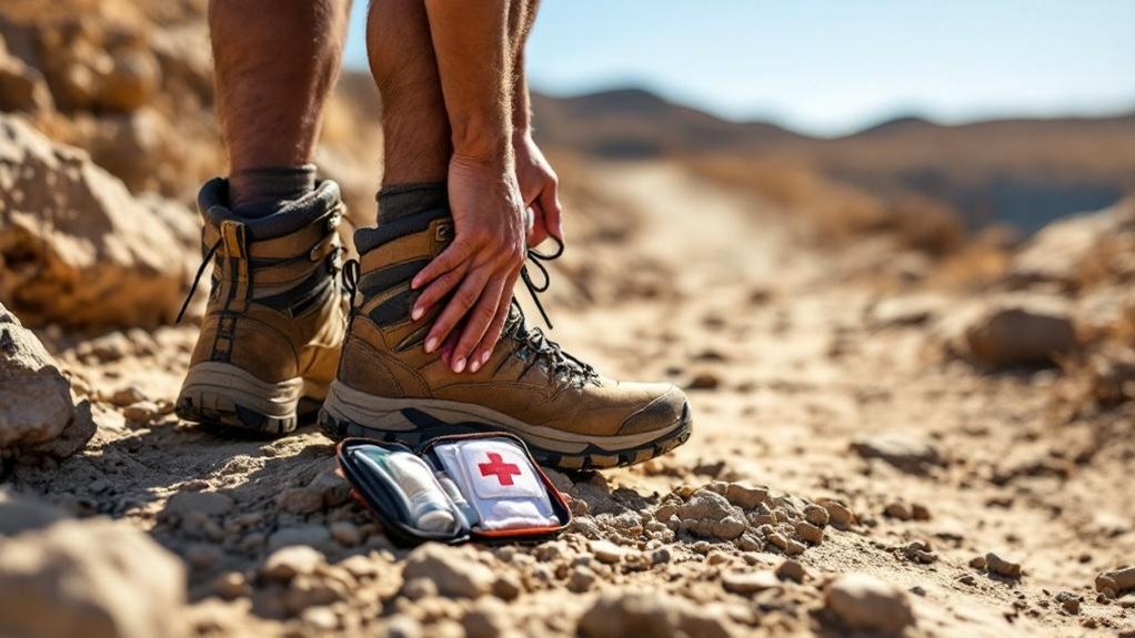 emergency blister care techniques