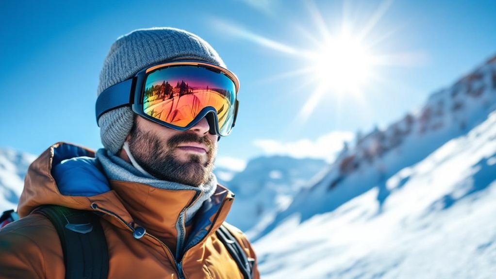 snow glare eye protection